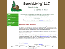 Tablet Screenshot of boonieliving.com